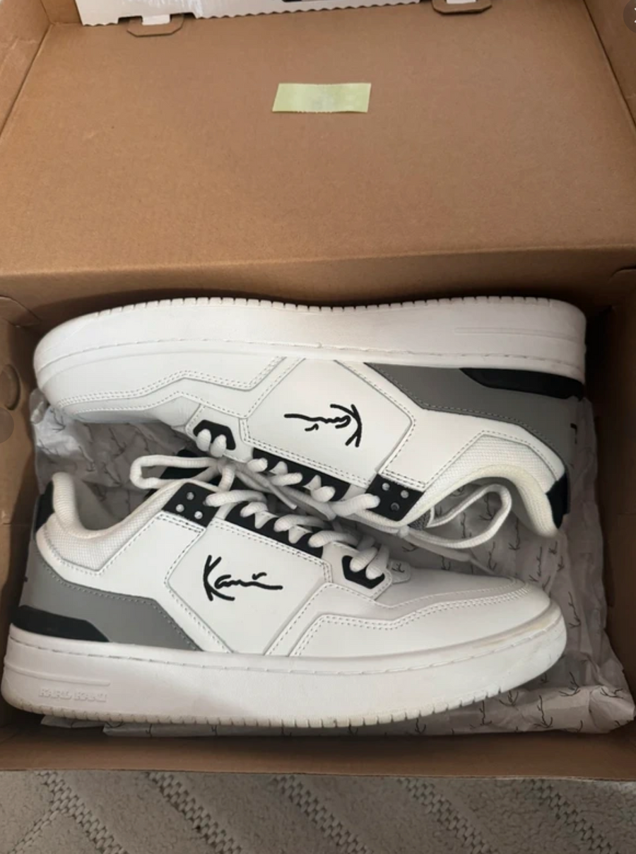 Karl Kani White Grey Sneakers — سنيكرز