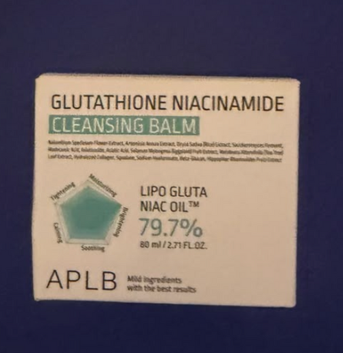 APLB Glutathione Niacinamide Cleansing Balm 80ml | بلسم ديماكياج بالغلوتاثيون