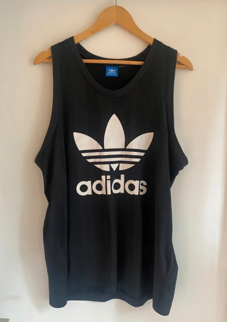 Adidas Originals Black Trefoil Tank Top | débardeur Adidas