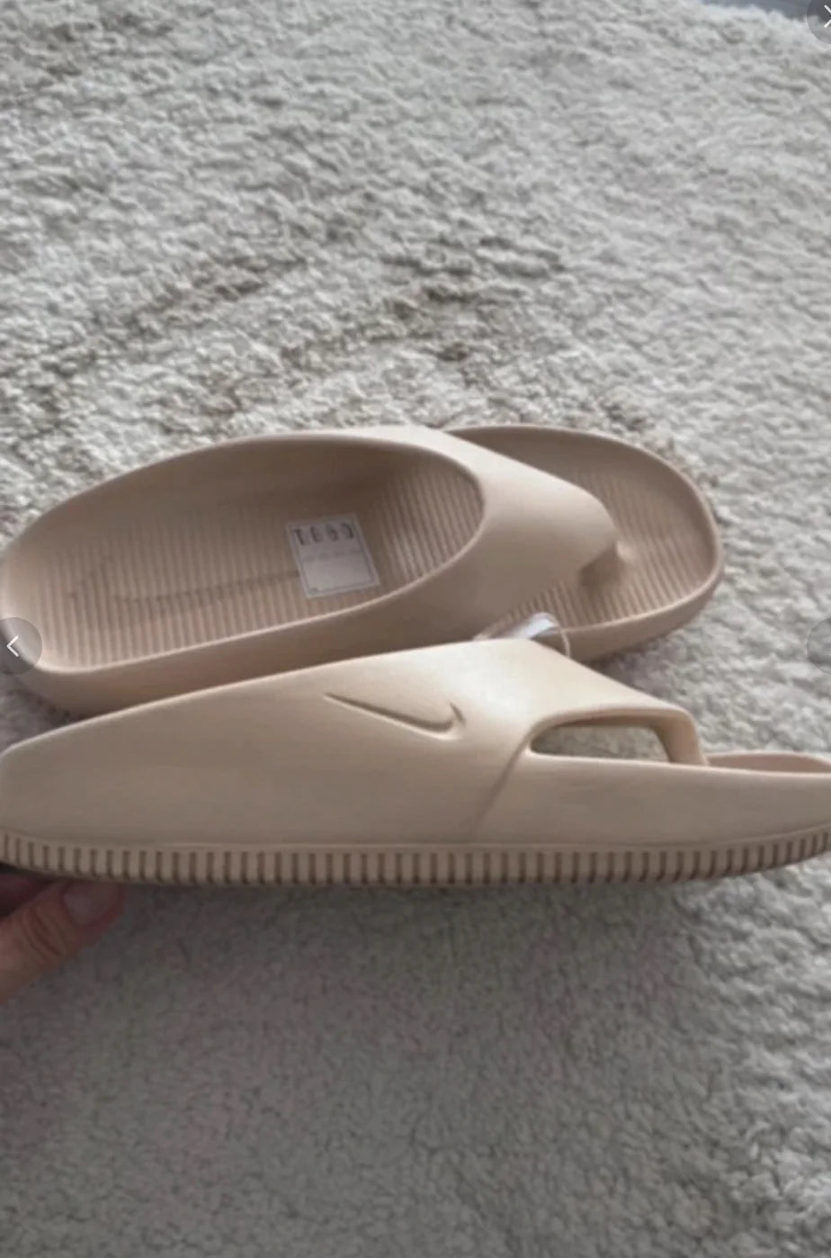 Nike Calm Flip Flop Beige