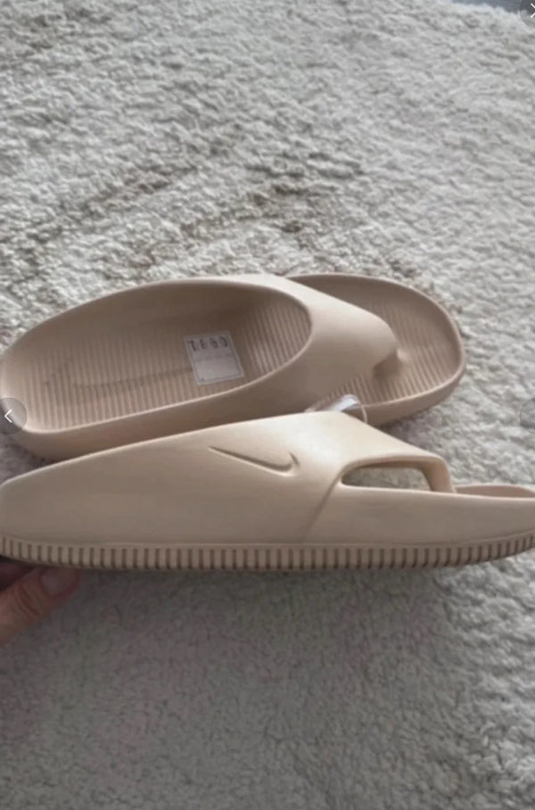 Nike Calm Flip Flop Beige
