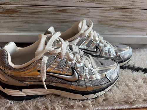 Nike P-6000 Silver Sneakers - Size 43 | سبادري نايك