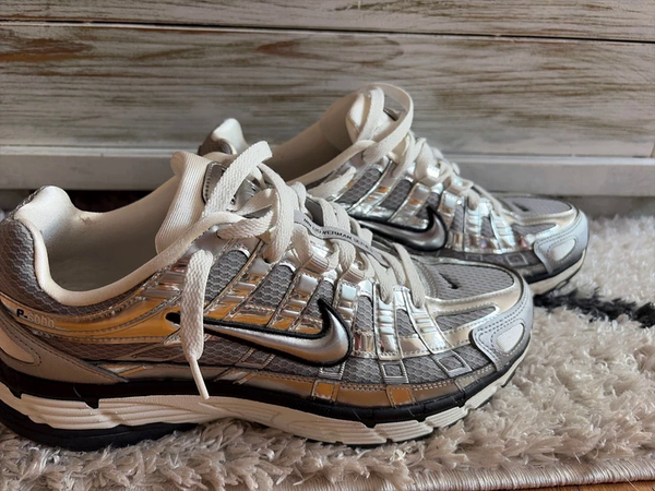 Nike P-6000 Silver Sneakers - Size 43 | سبادري نايك